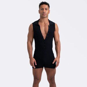 FANG NYC Knitted Ribbed Romper - Unisex